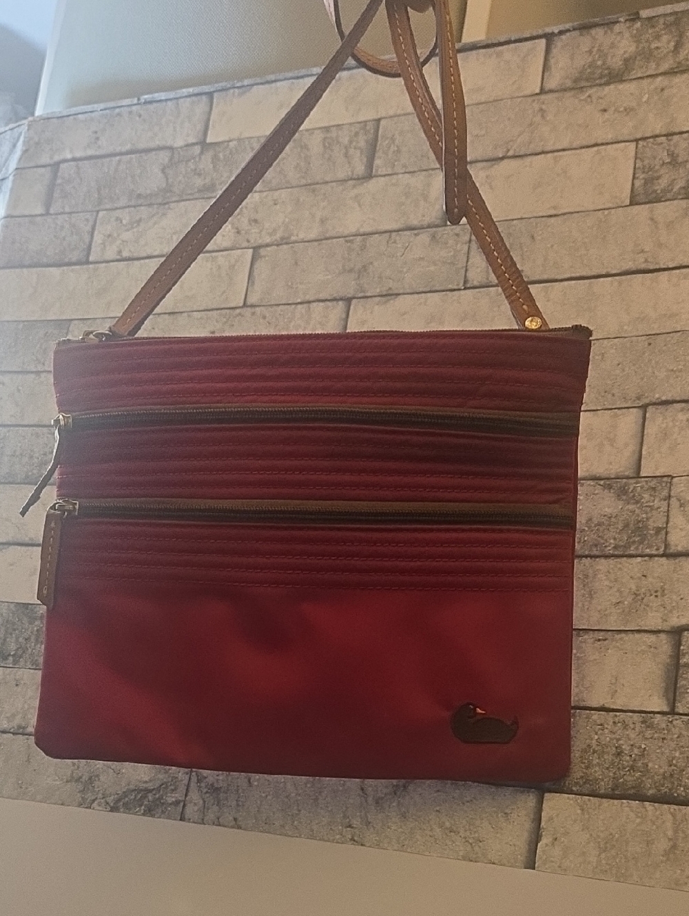 Dooney & Bourke Nylon North South Triple Zip Crossbody